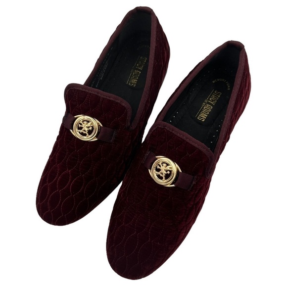 STACY ADAMS Valet Velvet Loafer Burgundy 8.5 main image 10